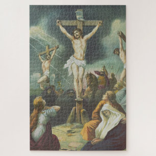 Kruisiging van Jezus Christus Legpuzzel