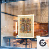 Kruisiging Venster Cling Raamsticker (Cafe Raam)