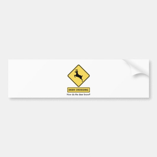 kruising bumpersticker (Voorkant)