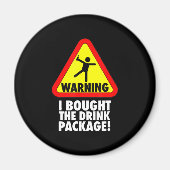 kruising | Cruisewaarschuwing I Verkochte Drink Magneet (Voorkant)