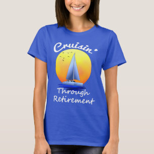 kruising door pensionering t-shirt