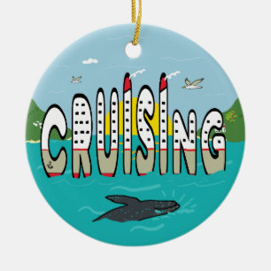 kruising keramisch ornament