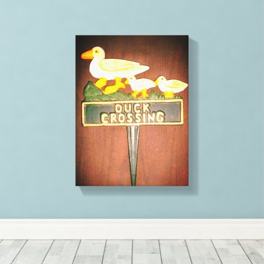 KRUISING VAN EENDEN 3 CANVAS AFDRUK (Insitu (Houten vloer))