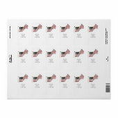 Kruisingen binnen de oude glorie - herdenkingsdag etiket (Full Sheet)