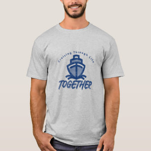 Kruisingen door het leven samen t-shirt