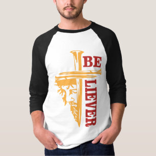Kruisnagelontwerp van Jezus – Krachtig Christelijk T-shirt