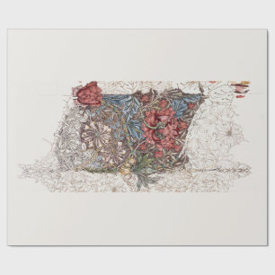 KRUISPAPIER : WILLIAM MORRISE : HONEYSUCKLE CADEAUPAPIER