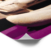 Kruispootfiguur met een baby, Olmec Poster (Hoek)