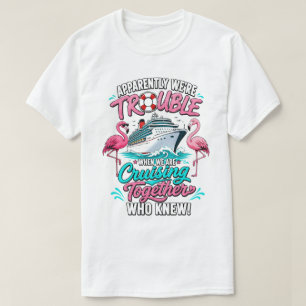 Kruisprobleem Flamingo Fun Grafisch T-shirt