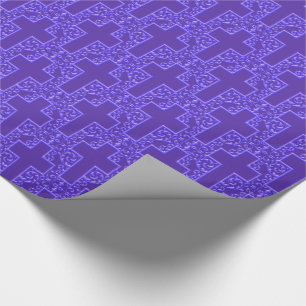 kruispunt-9-Paars Cadeaupapier