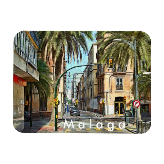 Kruispunt in de zuidelijke stad. magneet (Horizontaal)