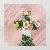 kruisroze eerste gemeenschap kaart (Voorkant / Achterkant)