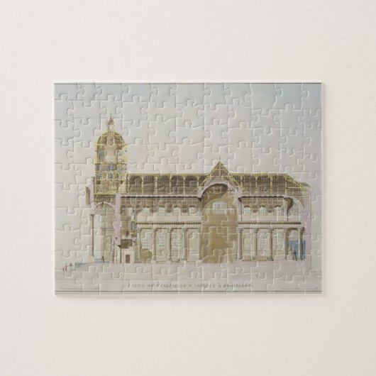 Kruissectie van de St. Jacques-kerk in Brussel Legpuzzel (Horizontaal)