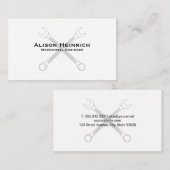 Kruissleutels Visitekaartje (Voorkant / Achterkant)