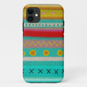 Kruissteek iphone hoes