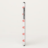 Kruissteek op wit Case-Mate iPhone case (Achterkant/links)