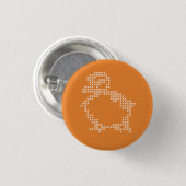 kruissteek ronde button 3,2 cm (Voorkant /achterkant)