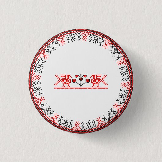 Kruissteek Ronde Button 3,2 Cm (Voorkant)