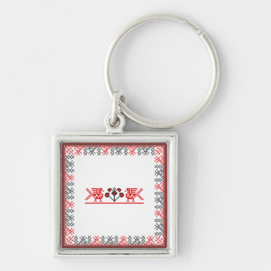 Kruissteek Sleutelhanger (Voorkant)