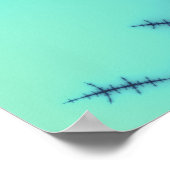 Kruisstoelen - Fractaal Poster (Hoek)