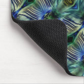 Kruisstrepen met kromme strepen, in bleekgroen en muismat (Hoek)