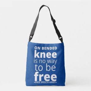 kruisstukzak "OP BENED KNEE..." Crossbody Tas