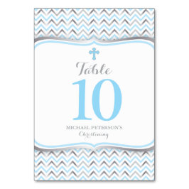 Kruistafel Number-Blue & Silver Kaart