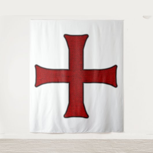 kruisvaarderkruis wandkleed (Voorkant)