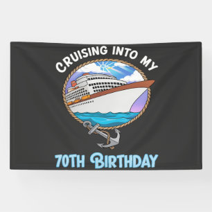 Kruisvaartliefhebber Vaart Mijn 70e Verjaardag Bin Spandoek