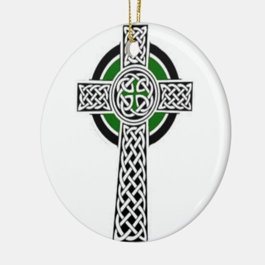 Kruisversiering Keramisch Ornament (Links)