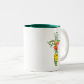 Kruisvormige Mok - Daffodil en Tulip (Voorkant rechts)