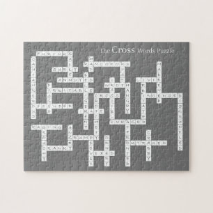 Kruiswoorden Puzzle Semantics Humor Grey Legpuzzel