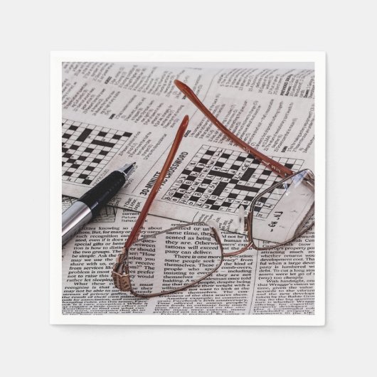 Kruiswoordgenie Servetten (Voorkant)