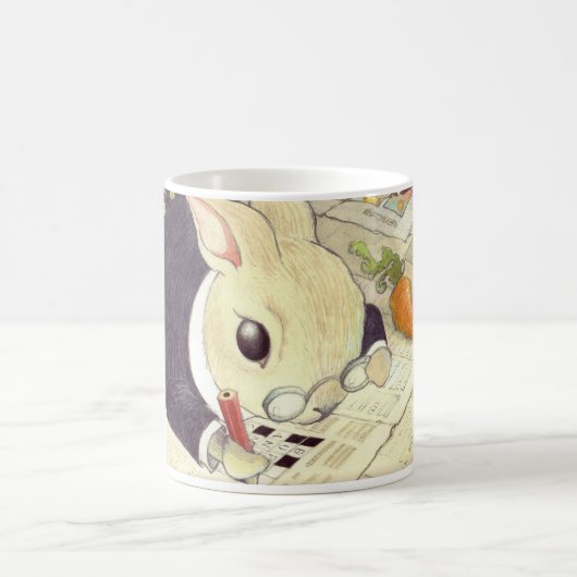 kruiswoordkonijnen koffiemok (Center)