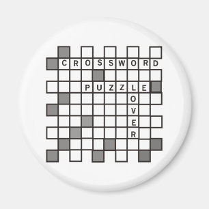 Kruiswoordpuzzel liefhebbers magneet