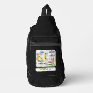 Kruiswoordraadsel - Christelijk Sling Bag
