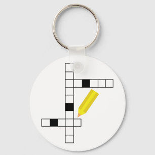 Kruiswoordraadsel Sleutelhanger
