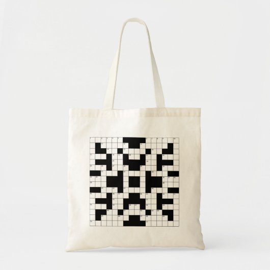 Kruiswoordraadsel Tote Bag (Voorkant)