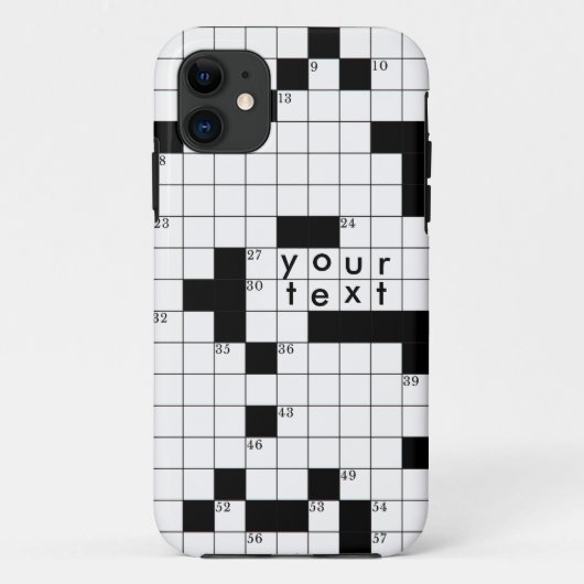 kruiswoordraster Case-Mate iPhone case (Achterkant)