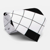 kruiswoordraster stropdas (Opgerold)