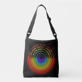 kruiszak voor regenboogtekst crossbody tas (Voorkant)