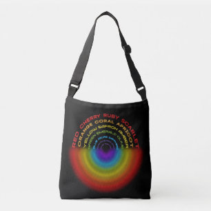 kruiszak voor regenboogtekst crossbody tas