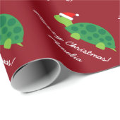 Kruitschildpad voor kerst cadeaupapier (Rol Hoek)