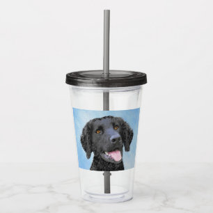 Krullende retroflecterende schilderijen - Oorspron Acryl Drinkbeker