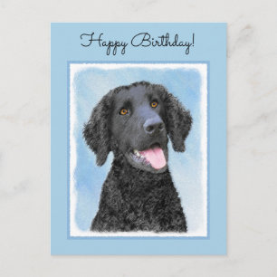 Krullende retroflecterende schilderijen - Oorspron Briefkaart