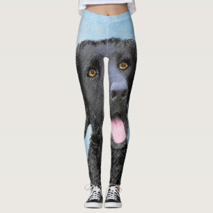 Krullende retroflecterende schilderijen - Oorspron Leggings