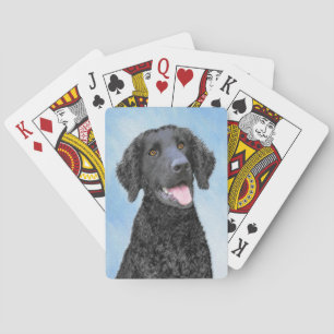 Krullende retroflecterende schilderijen - Oorspron Pokerkaarten