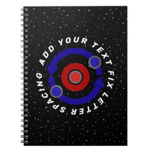 Krulstoon die als de baan van de aarde draait notitieboek