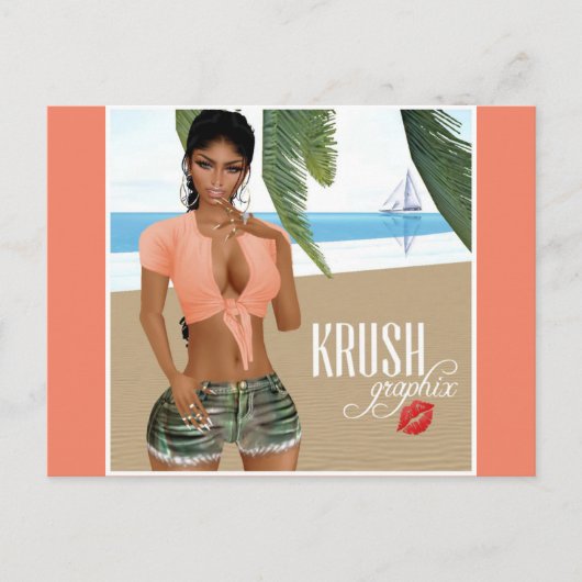 Krush Graphix par Ahsek Novel Carte postale 8 (Devant)