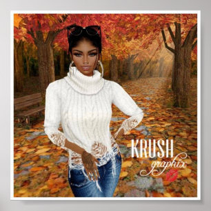 Krush Graphix par Ahsek Novel Hello Fall Poster 2